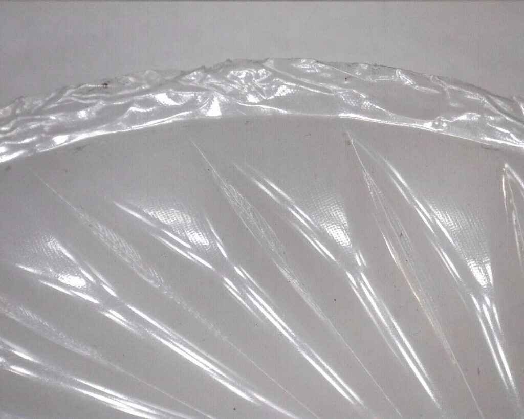 分解後のフィルム振動板マイクロスコープ