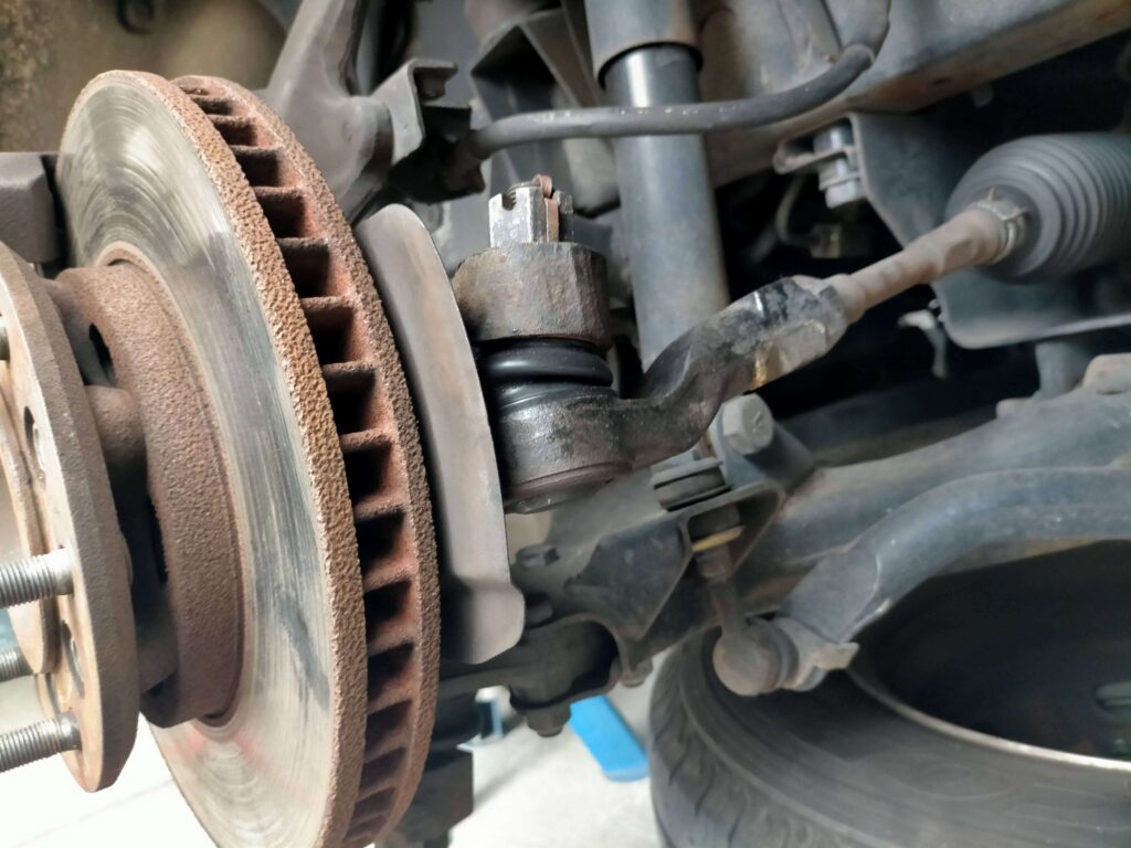 タイロッドエンドブーツ交換完了状態