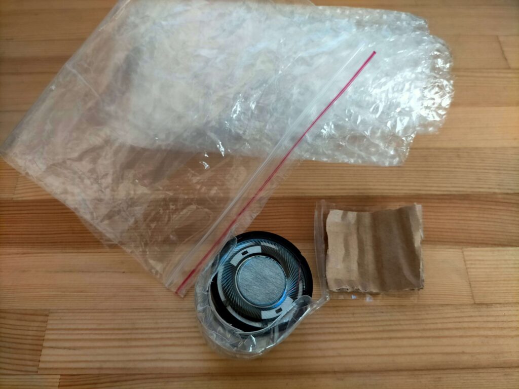 Aliexpress購入ヘッドユニット44mm32Ω開封③