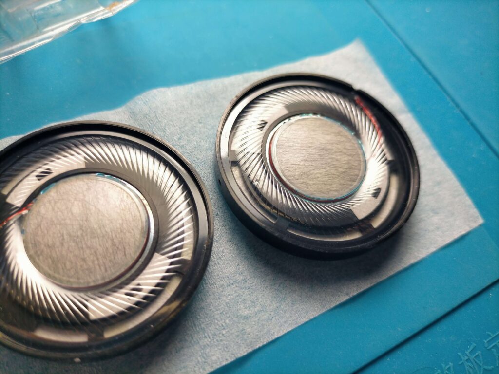 Aliexpress購入ヘッドユニット44mm32Ω開封④