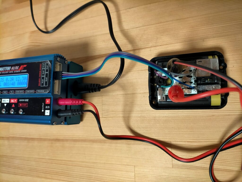 BL1015セルへのバランス充電接続実態(マルチ充放電器使用)