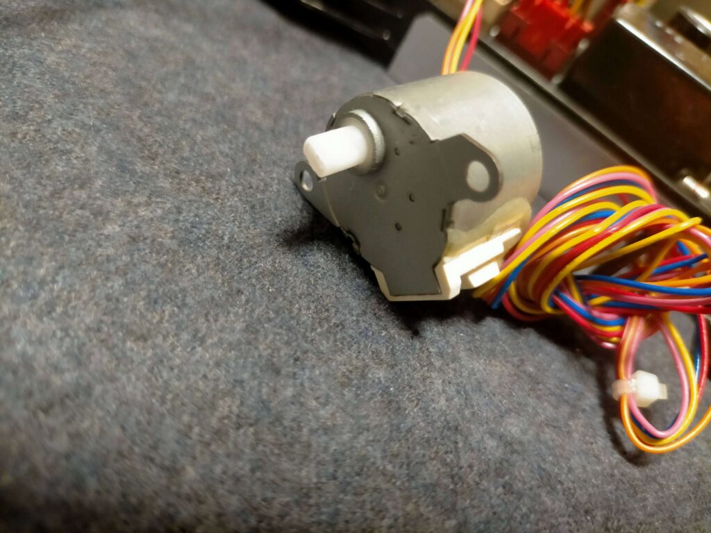 ウォシュレット水圧モーター裏
