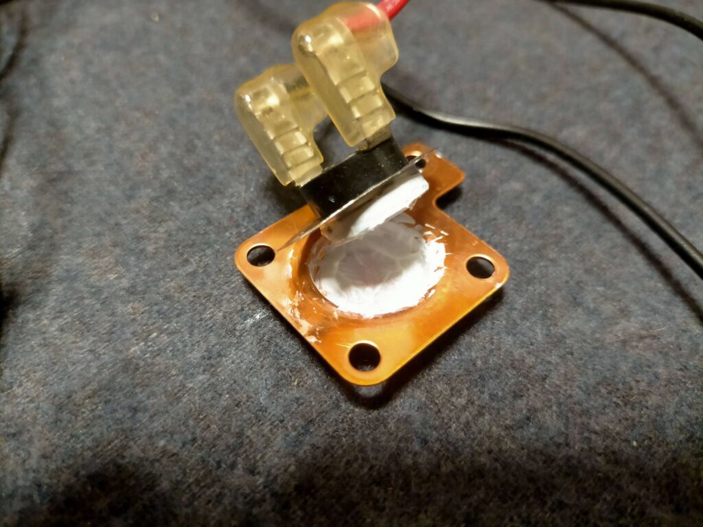 TOTO ウォシュレットサーモスタットのグリス塗布状態