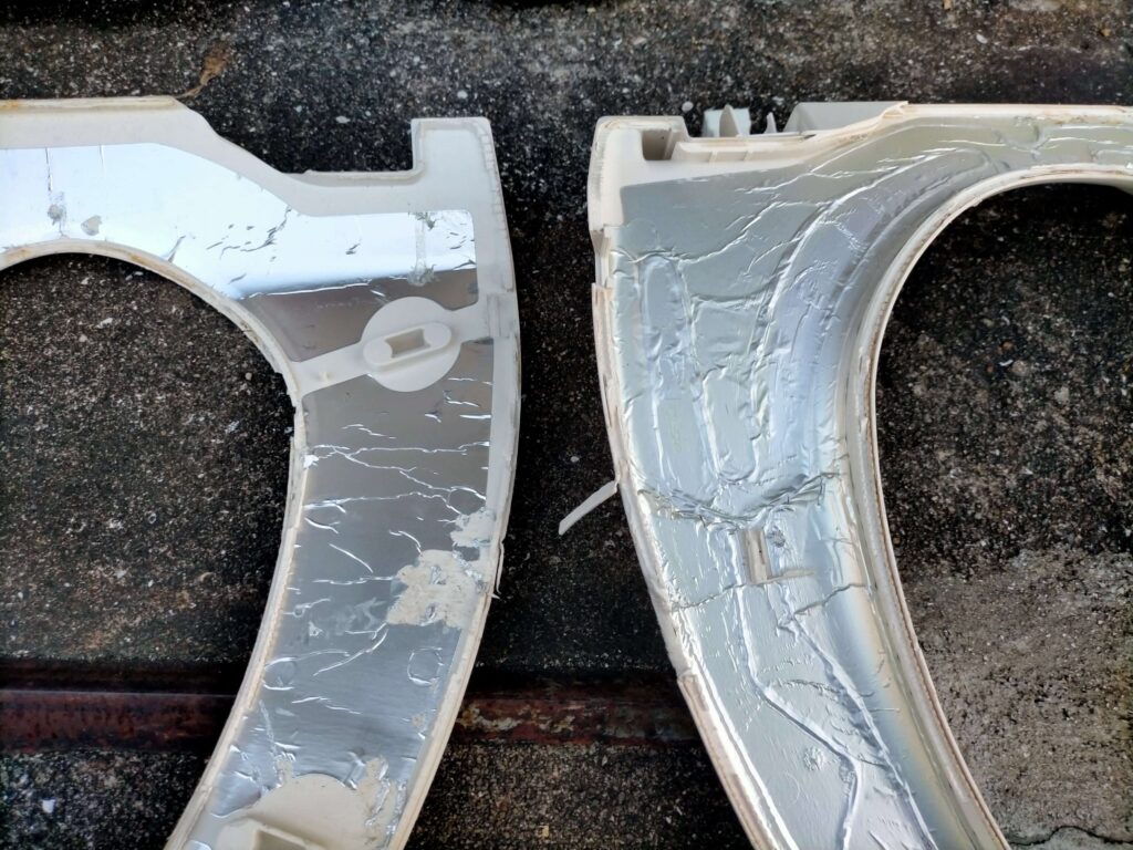 TOTO ウォシュレット便座の超音波溶着部分拡大（全周防水防汚処理）