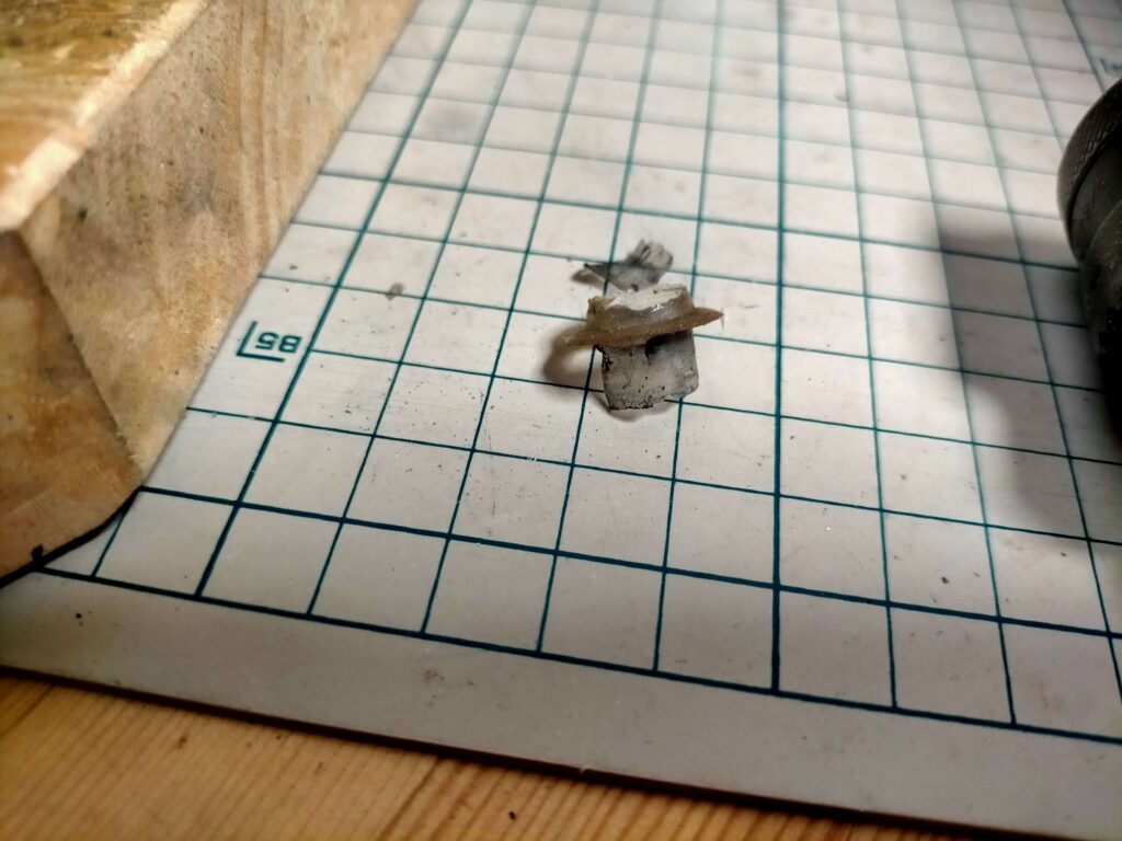 ジャコブステーパー主軸に付いていた樹脂部品