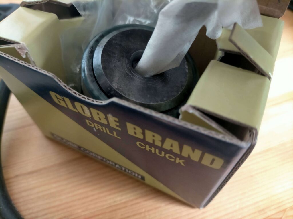 ドリルチャックのテーパー部脱脂