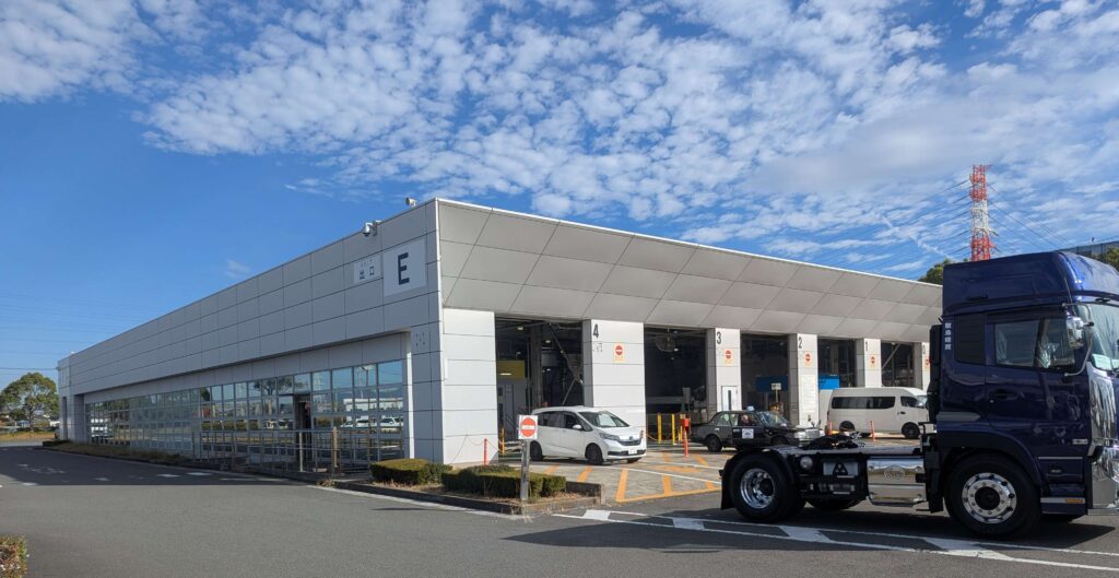 ユーザー車検の検査場出口