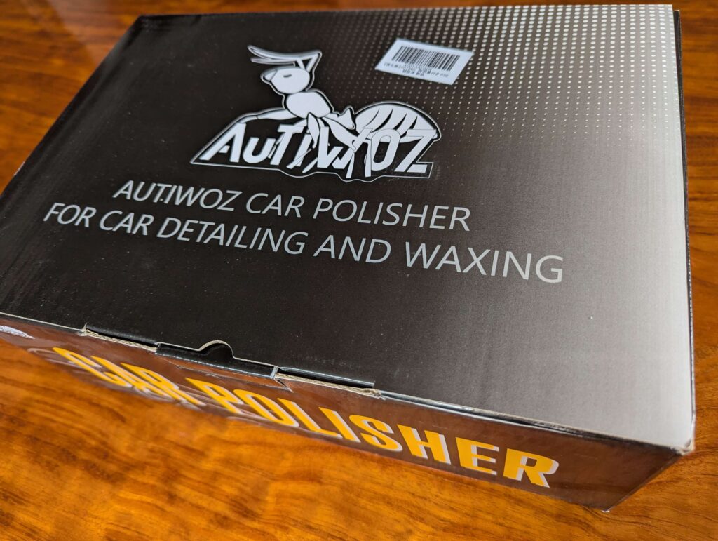AuTiWOZコードレスポリッシャーの外箱パッケージ