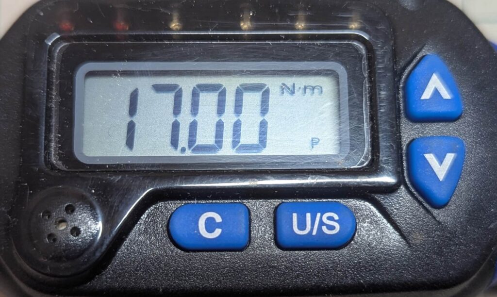 デジタルラチェット表示