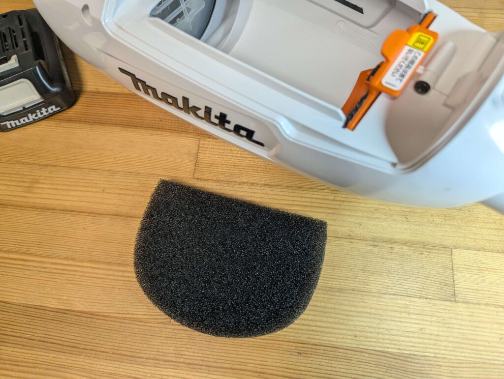 コードレス掃除機【マキタCL107】フィルターと水洗いによる清掃方法