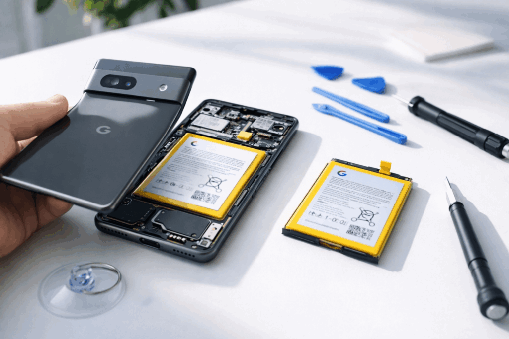 Google Pixelのバッテリー交換を自分で行うための完全ガイド｜分解ツールとPixel本体