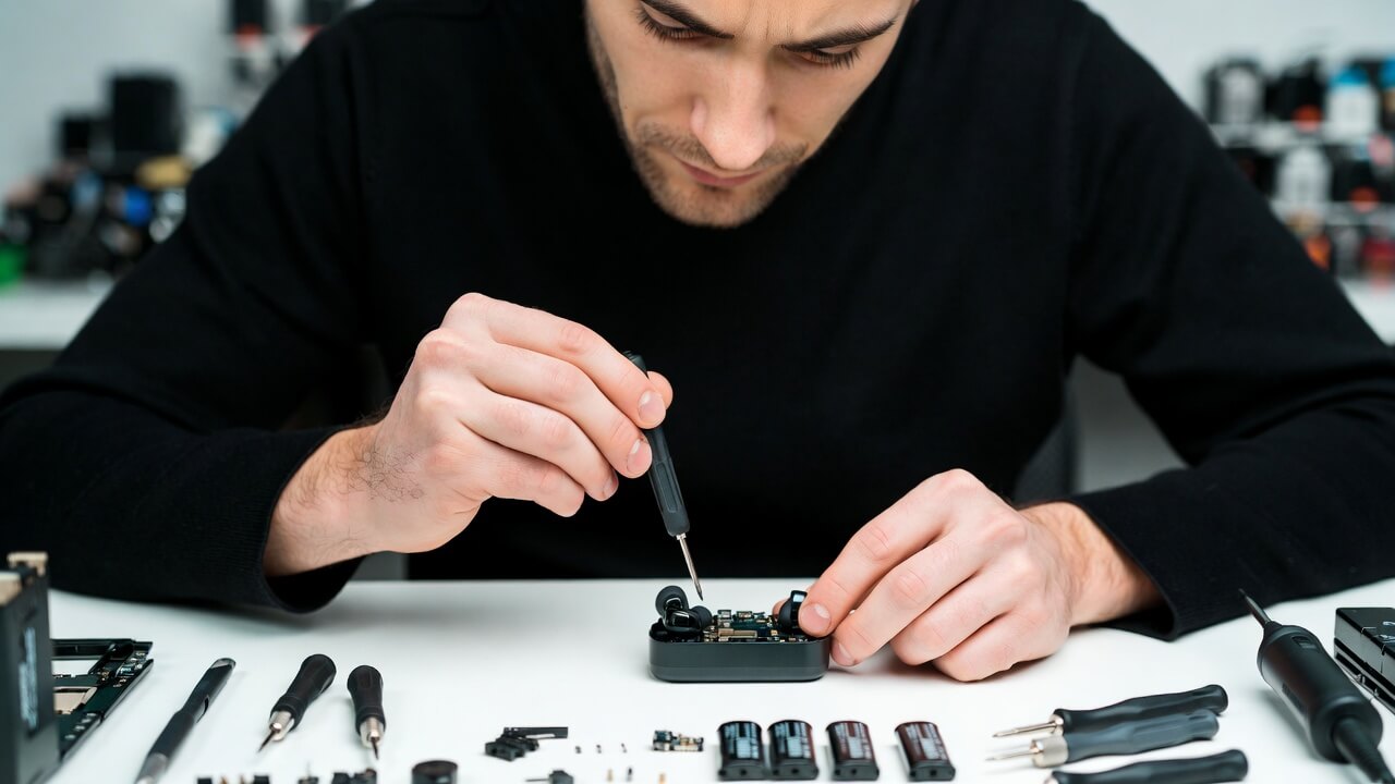 ワイヤレスイヤホン・ヘッドホンの片側音が出ない原因診断からDIY修理ガイド