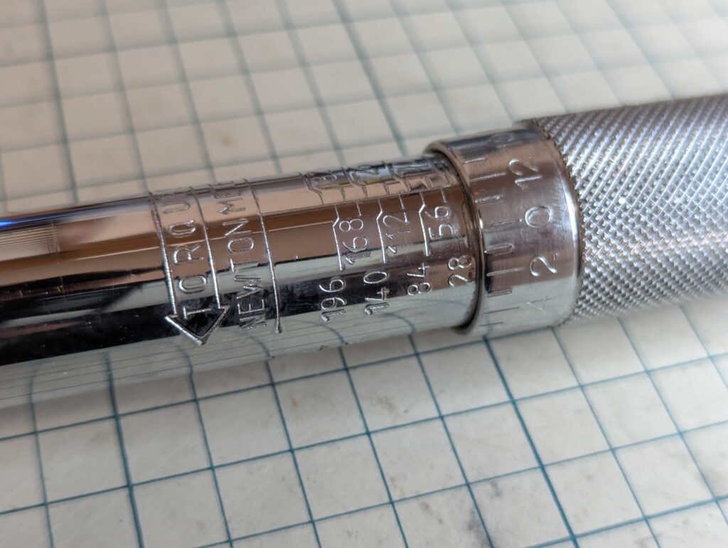 プリセット型の目盛り