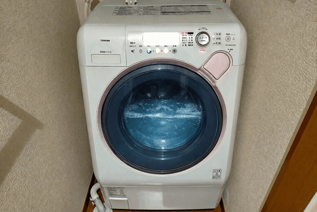 排水されない状態（イメージ）