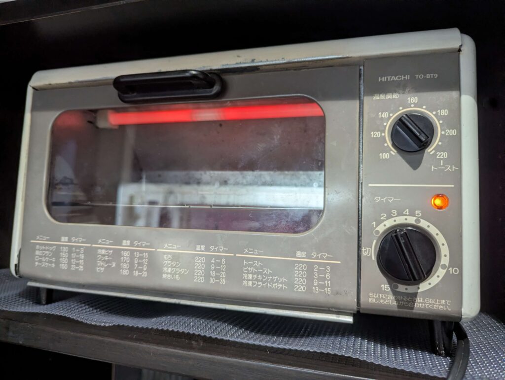 再組み立て後、空焼きでシーズニングを定着させる